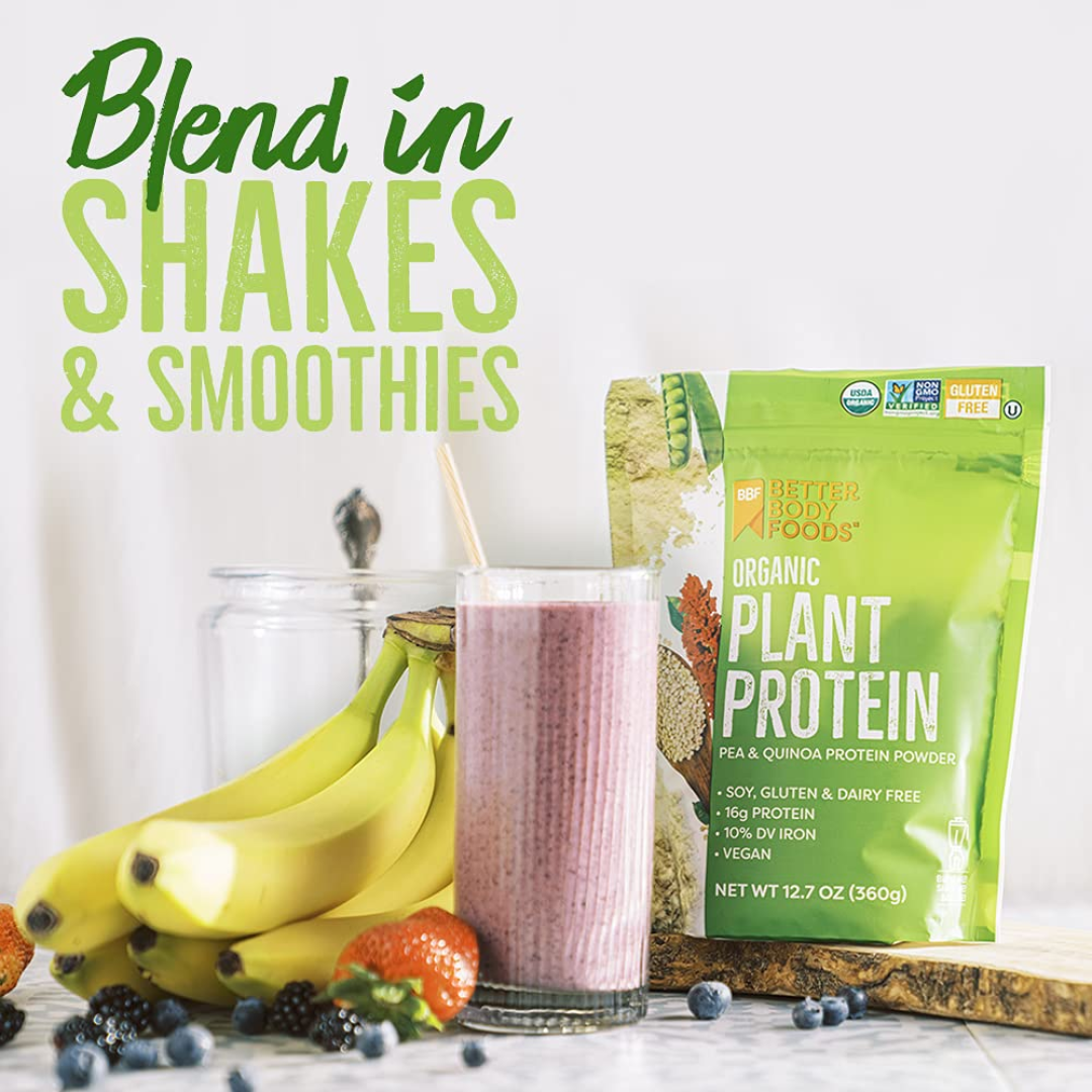 BetterBody Foods Organic Plant Based Protein Powder