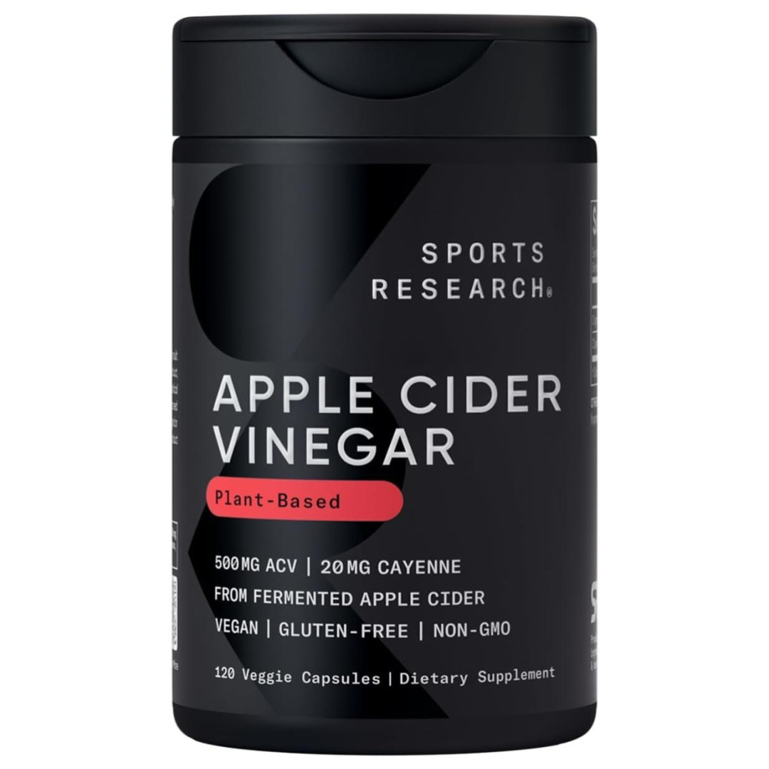 Sports Research Apple Cider Vinegar with Cayenne Pepper
