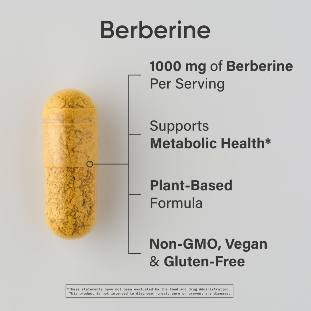 Sports Research Berberine - 1000 mg, 60 Capsules