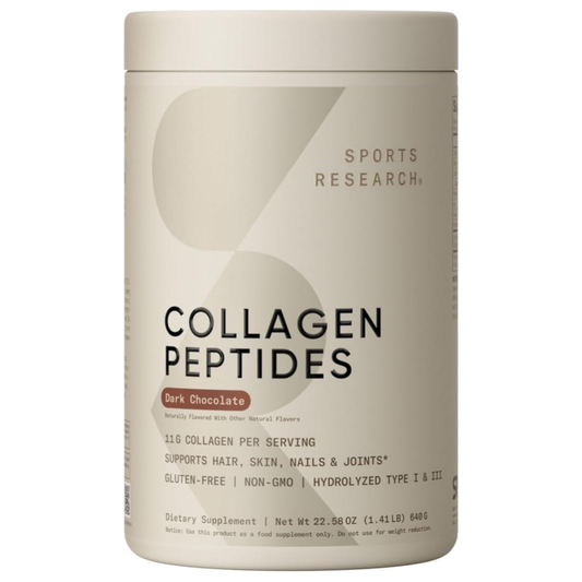 Sports Research Collagen Peptides Dark Chocolate