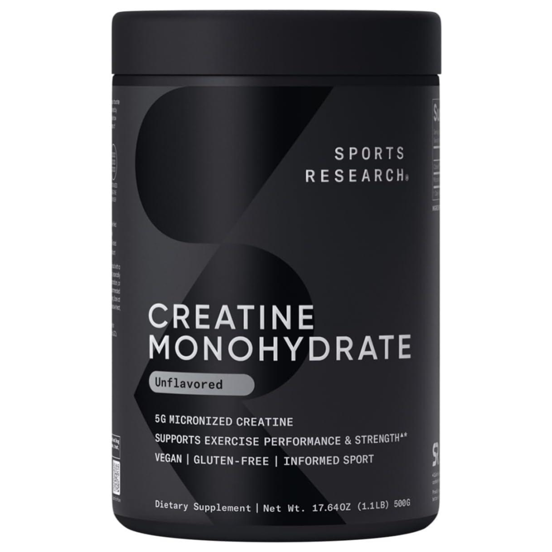 Sports Research Creatine Monohydrate - Gain Lean Muscle