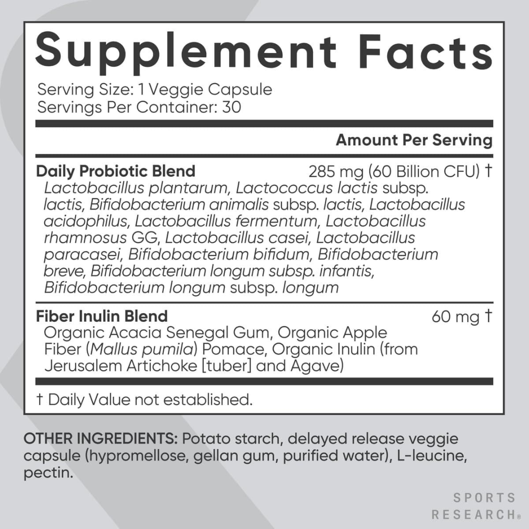 Sports Research Daily Probiotics with Prebiotics