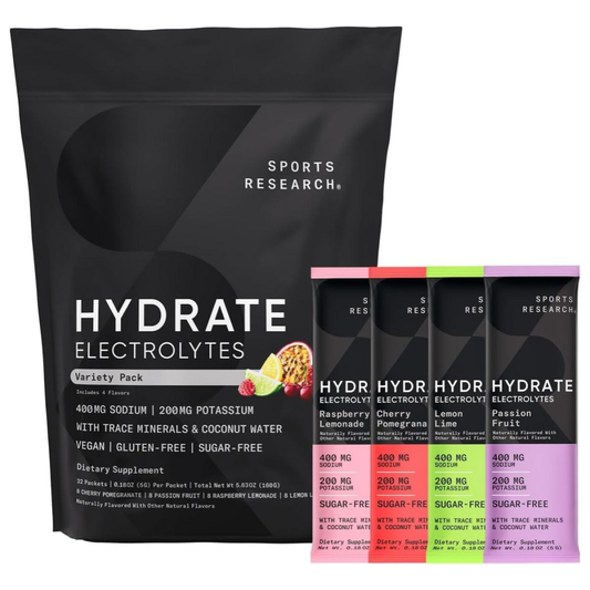 Sports Research Hydrate Electrolytes Powder Packets