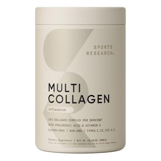 Sports Research Multi Collagen Powder with 5 Types of Collagen