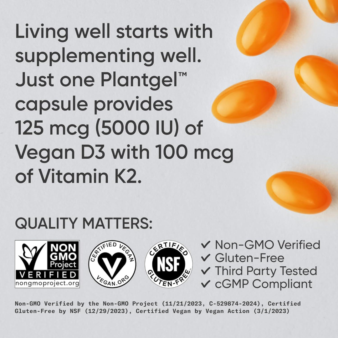 Sports Research Vitamin D3 + K2