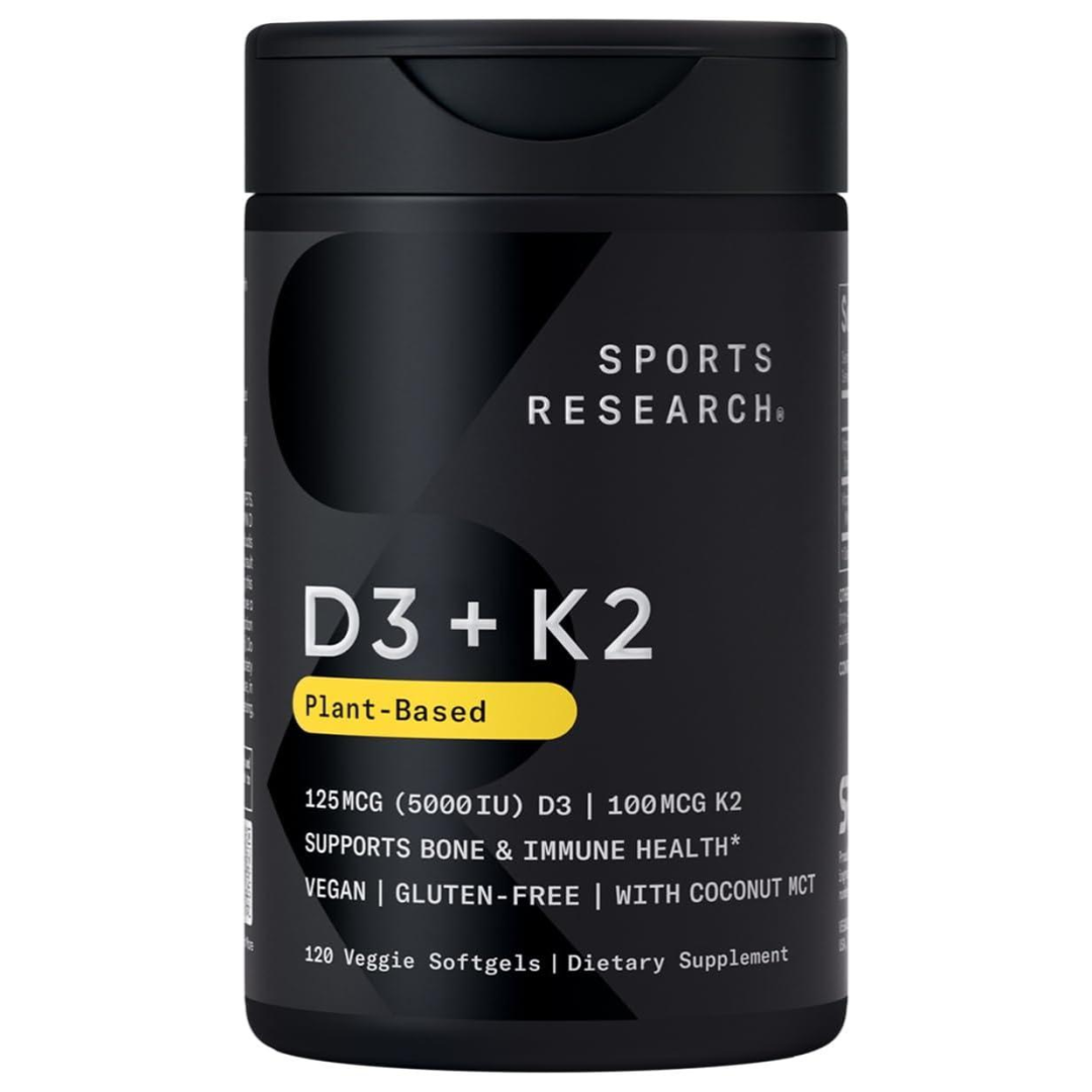 Sports Research Vitamin D3 + K2