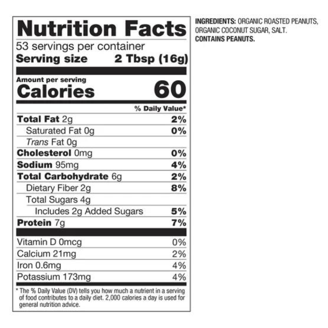 PBfit Organic Peanut Butter Powder 30 Ounce