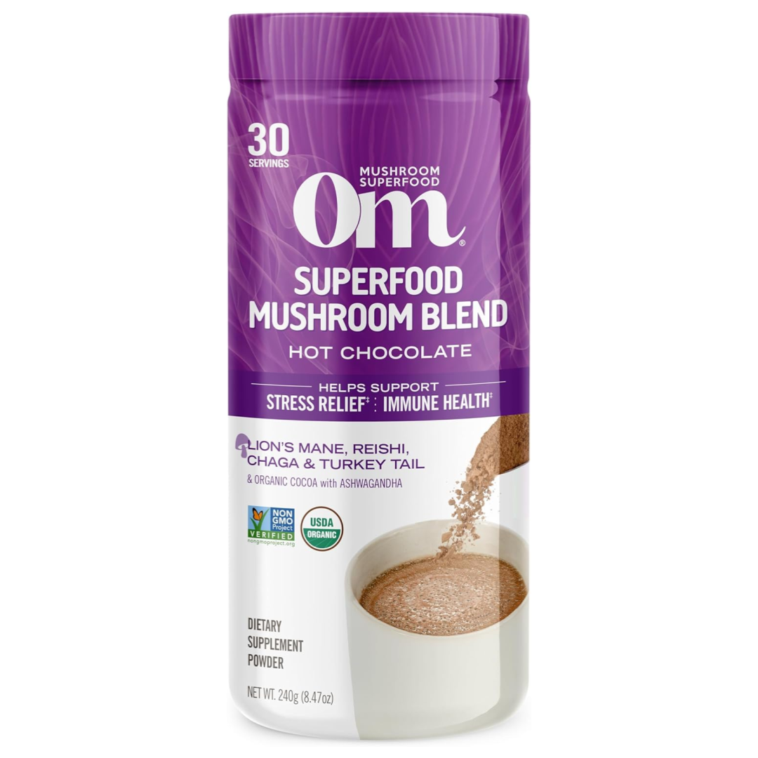 Om Mushroom Superfood Hot Chocolate Blend