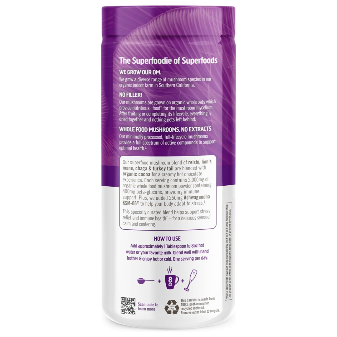 Om Mushroom Superfood Hot Chocolate Blend