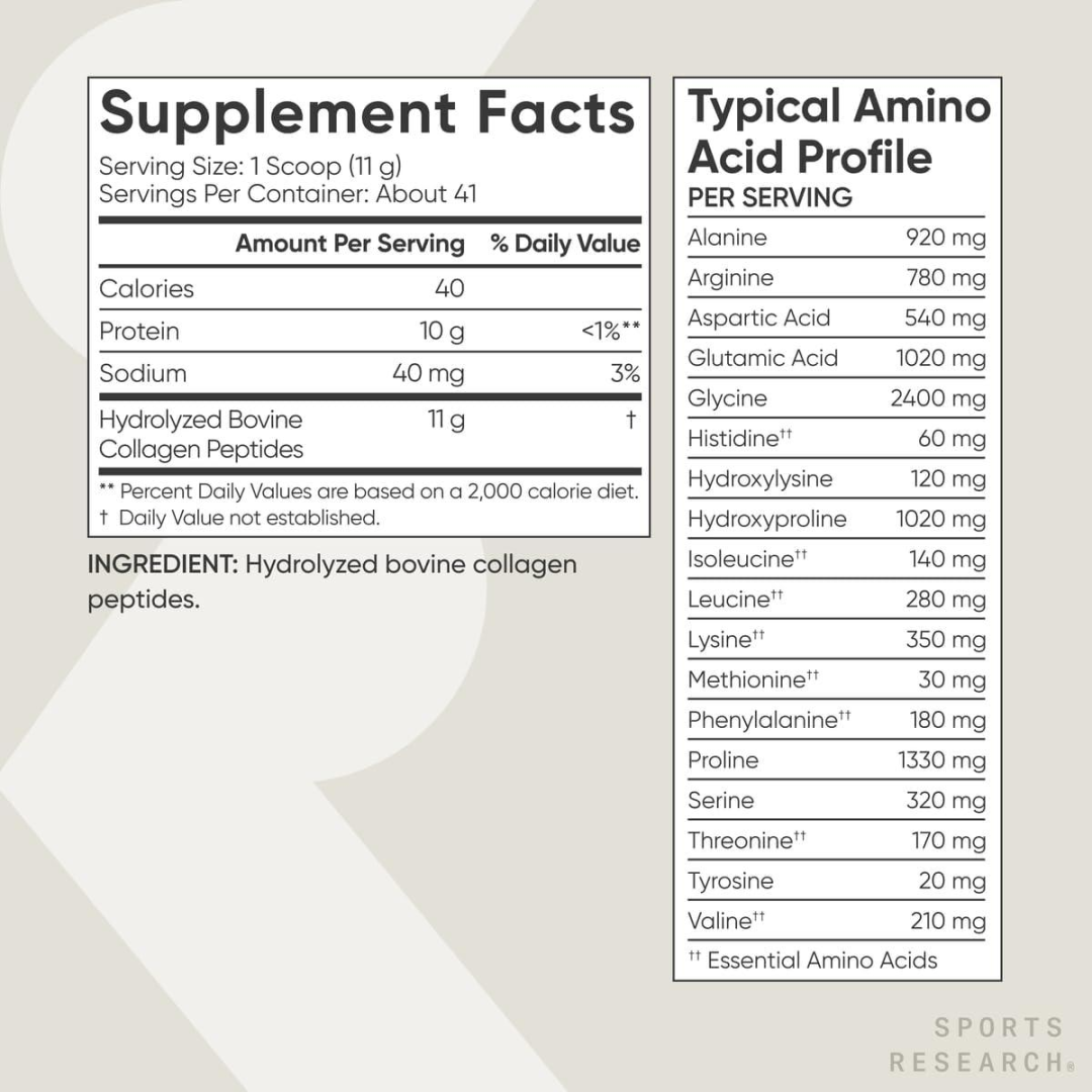 Sports Research Collagen Peptides