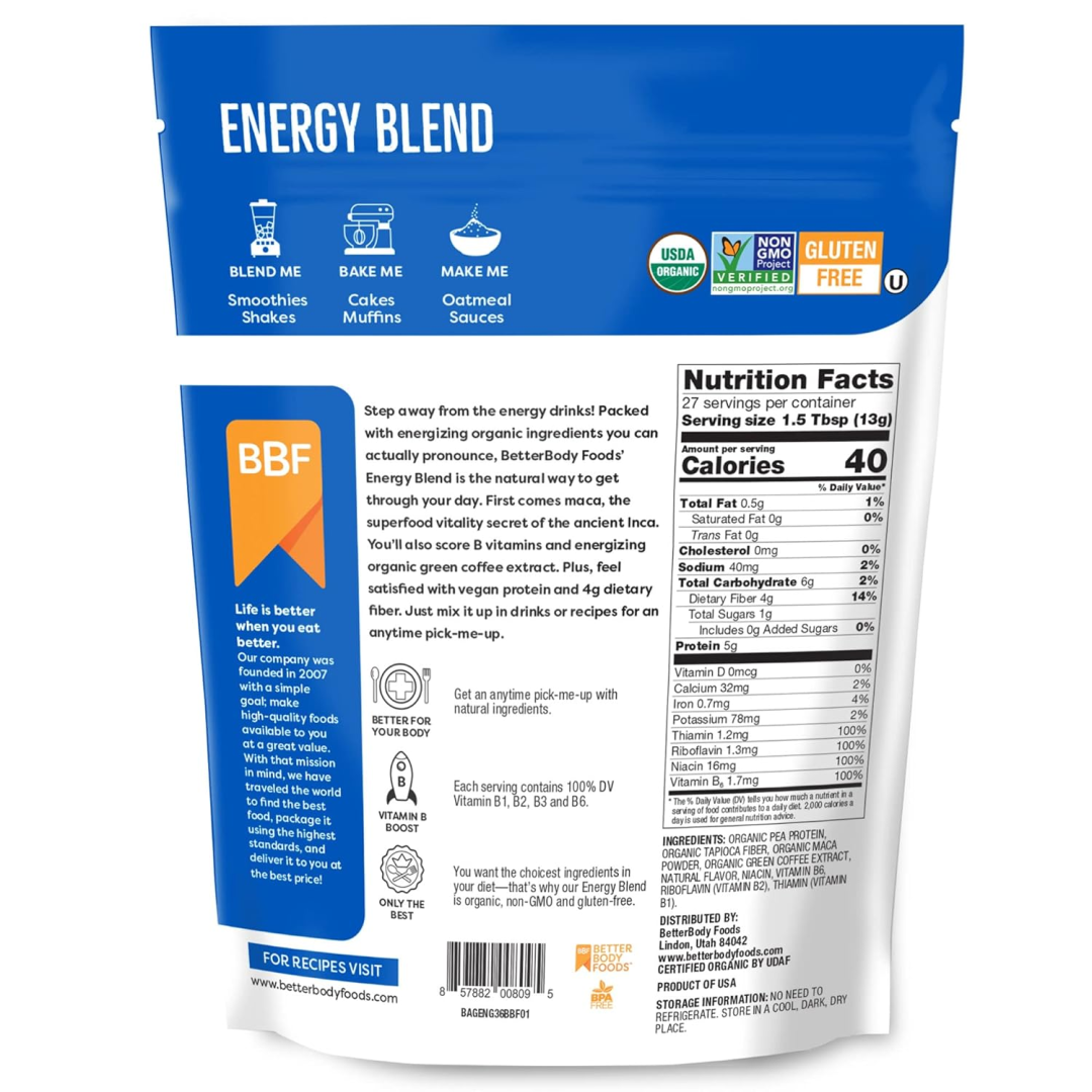 BetterBody Foods Organic Energy Blend