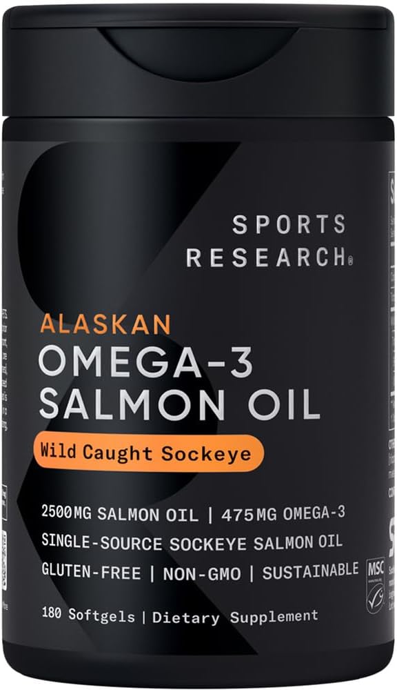Sports Research® Omega-3 Salmon Oil 2500mg