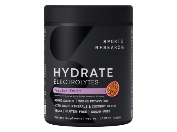 Sports Research Hydrate Electrolytes Jar
