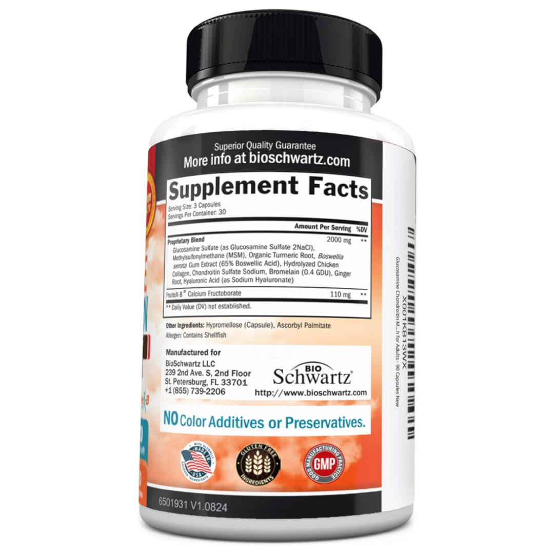 BioSchwartz, GLUCOSAMINE MSM-CHONDROITIN CAPSULES