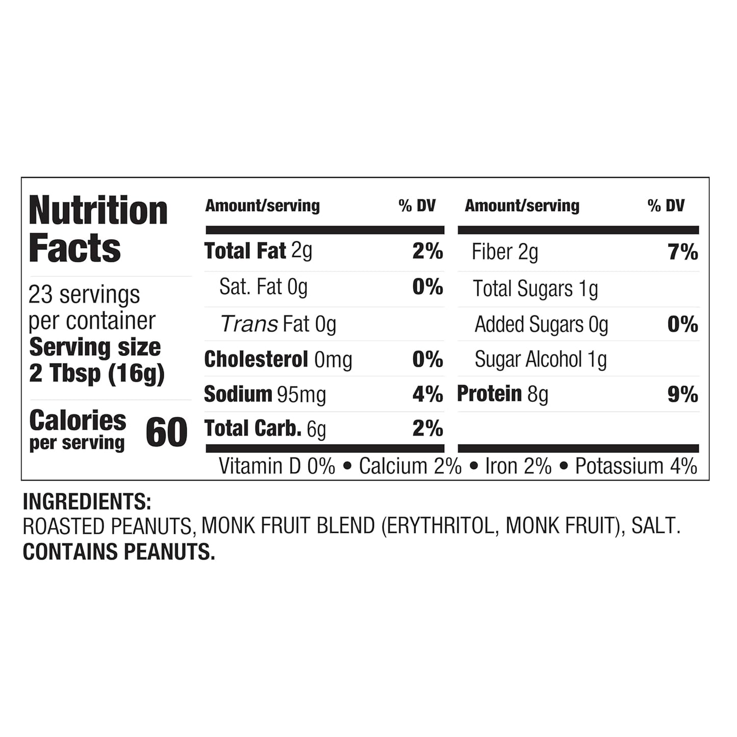 PBfit No Sugar Added Peanut Butter Powder 13 Ounce