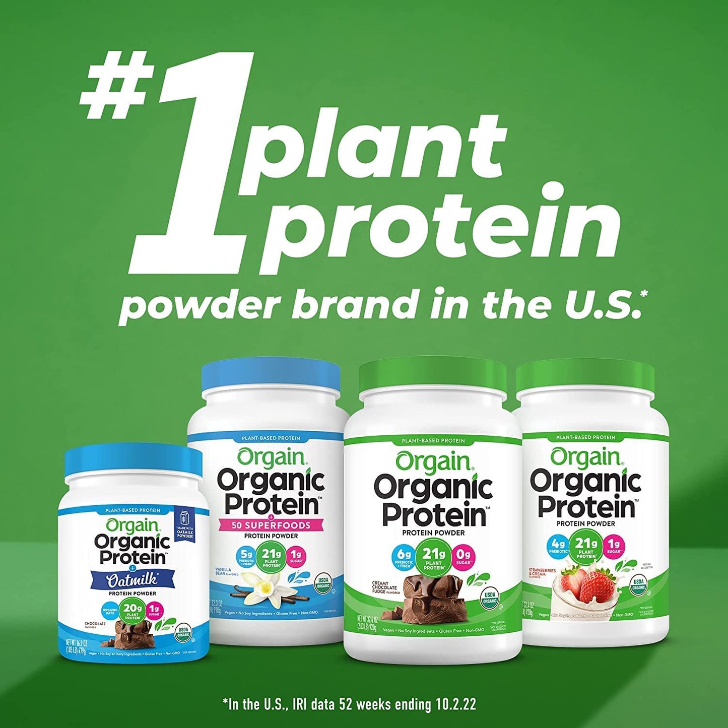 Orgain Organic Protein™ Plant Based Protein Powder - Cookies 'n Cream