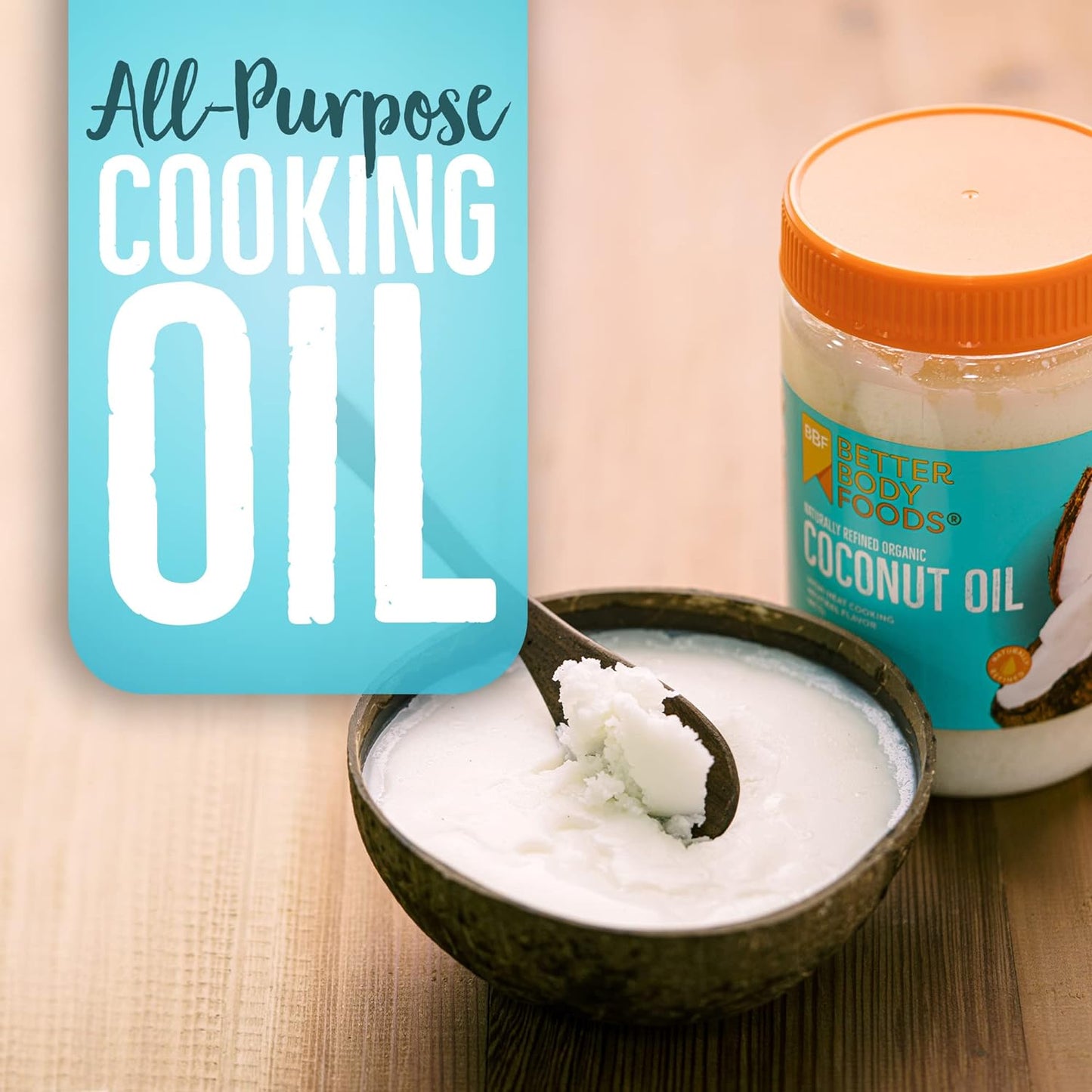 BetterBody Foods Organic, Naturally Refined Coconut Oil
