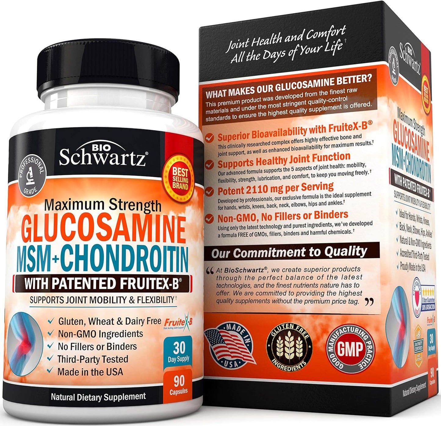 BioSchwartz, GLUCOSAMINE MSM-CHONDROITIN CAPSULES