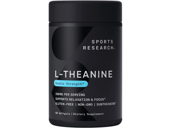 Sports Research L-Theanine with Coconut Oil