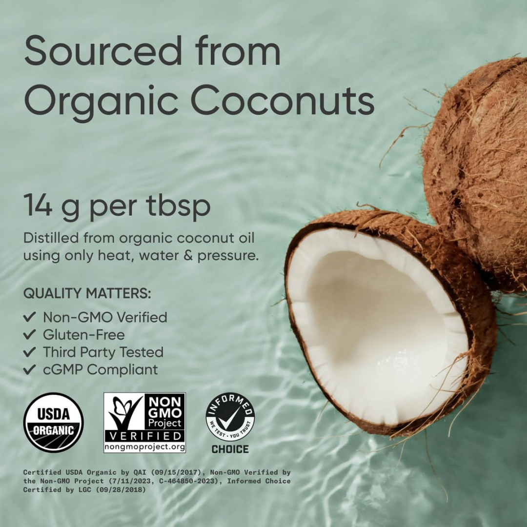 Sports Research Organic MCT Oil (C8, C10)