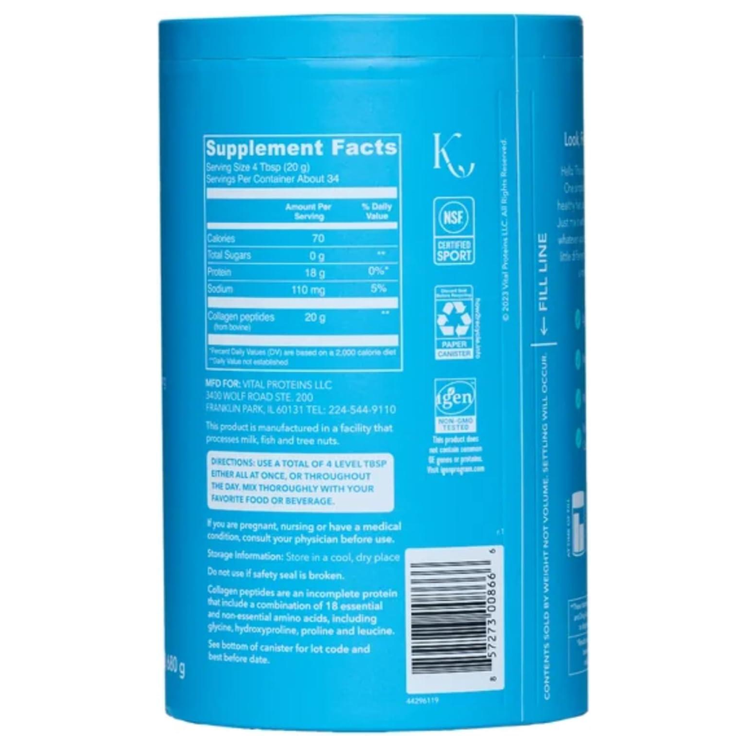 Vital Proteins Collagen Peptides Unflavored 24 Oz