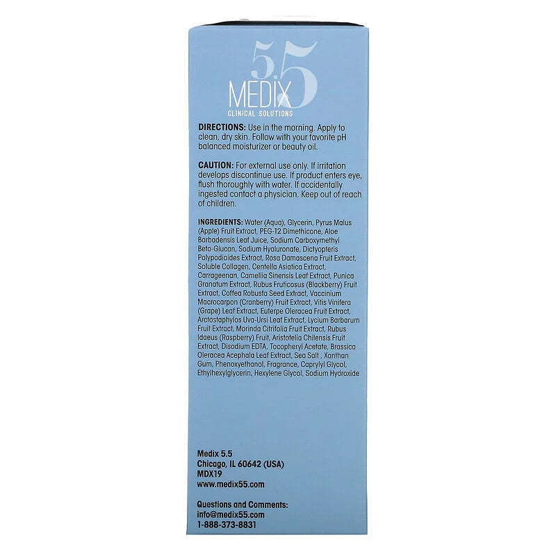 Medix 5.5, Collagen + Hyaluronic Acid, Rapid Lift + Firm Serum