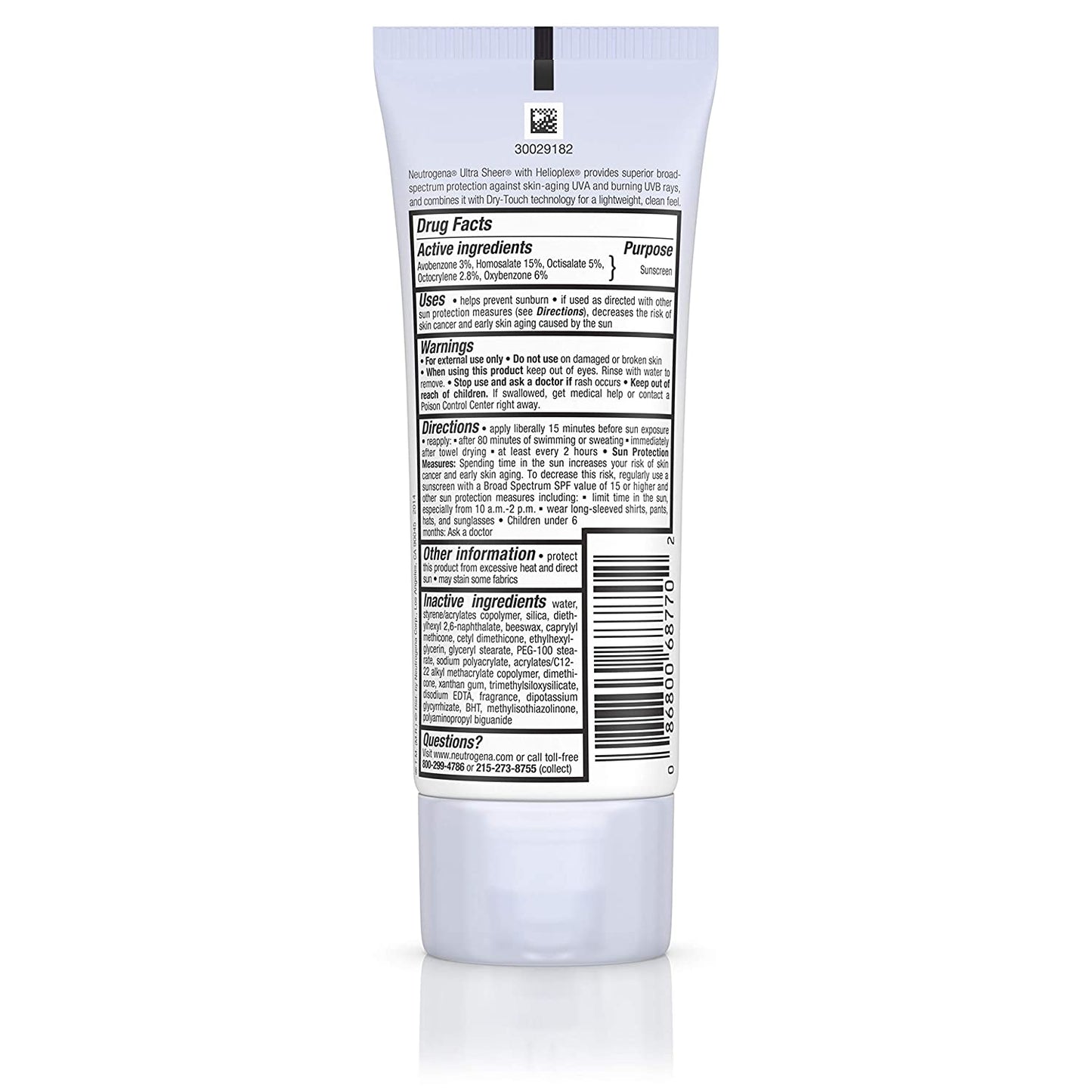 Neutrogena Ultra Sheer SunScreen SPF 70