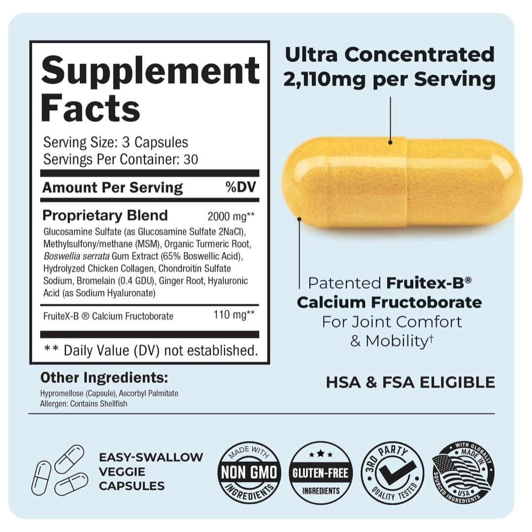BioSchwartz, GLUCOSAMINE MSM-CHONDROITIN CAPSULES