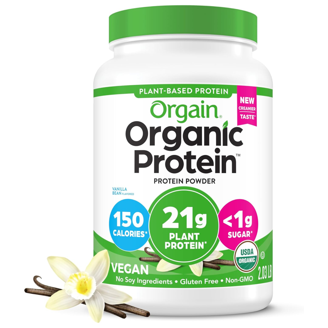 Organic Protein™ Plant Based Protein Powder Vanilla Bean