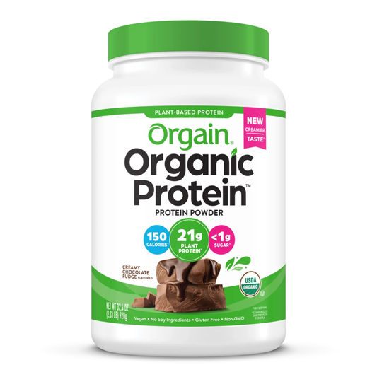 Organic Protein™ Plant Based Protein Powder Creamy Chocolate Fudge