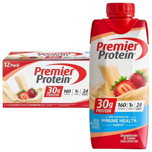 Premier Protein Shake Strawberries and Cream, 15 Pack