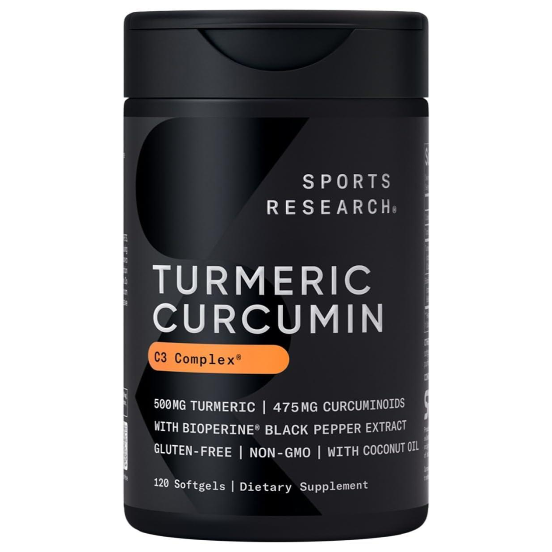 Sports Research C3 Complex Turmeric Curcumin 500MG