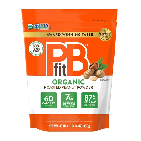 PBfit Organic Peanut Butter Powder  30 Ounce