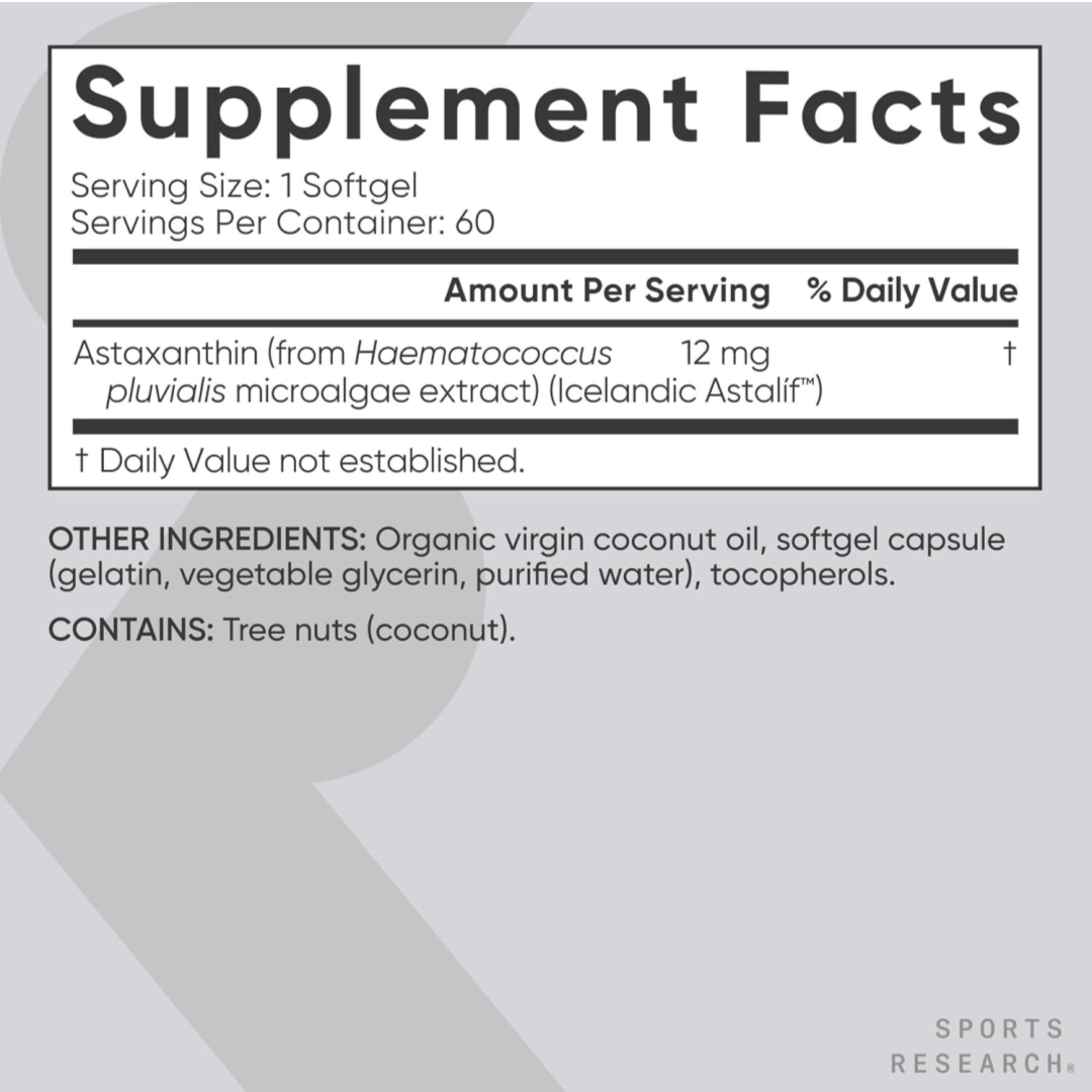 Sports Research Triple Strength Astaxanthin