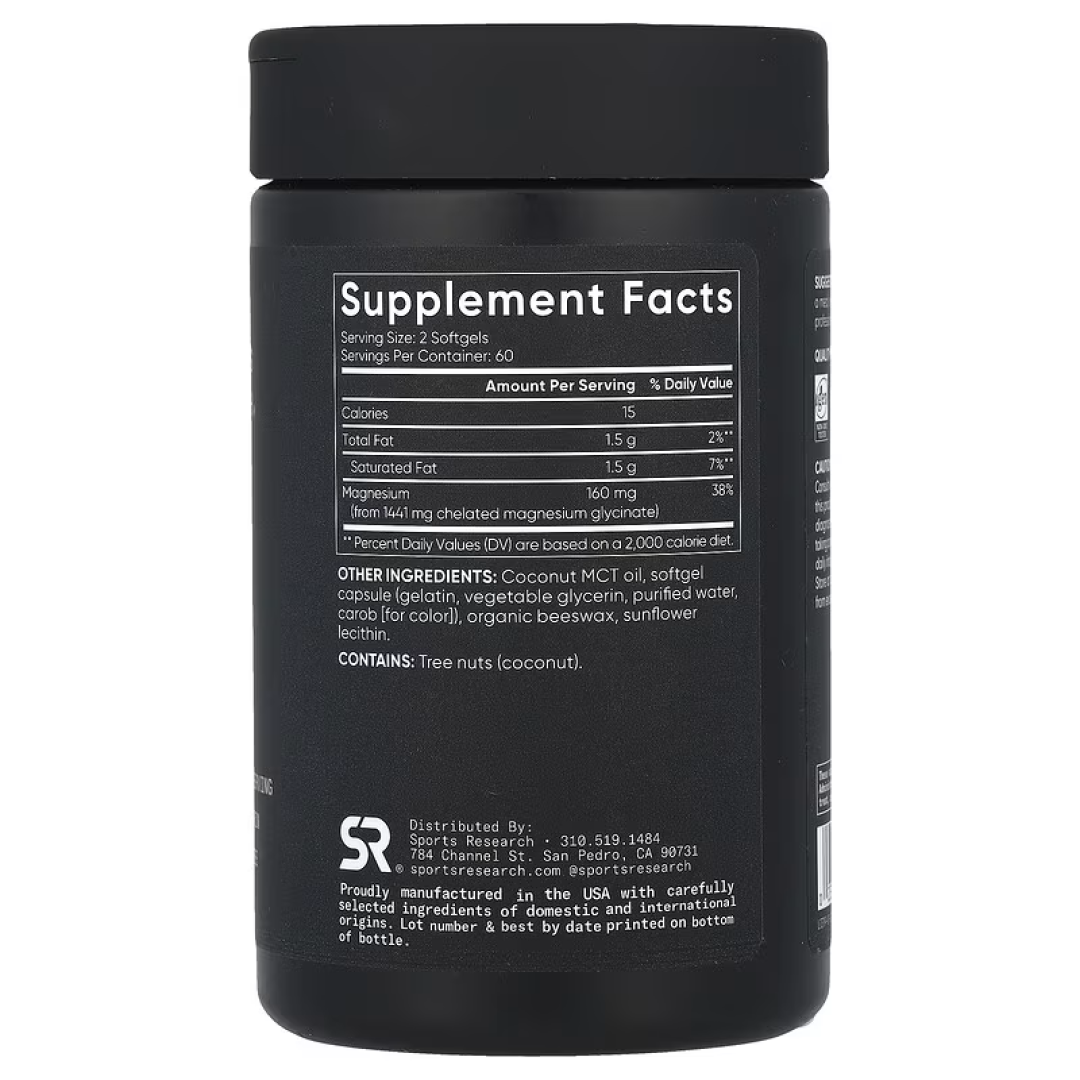 Sports Research Magnesium Glycinate