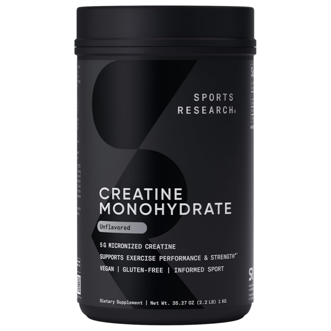 Sports Research Creatine Monohydrate - Gain Lean Muscle