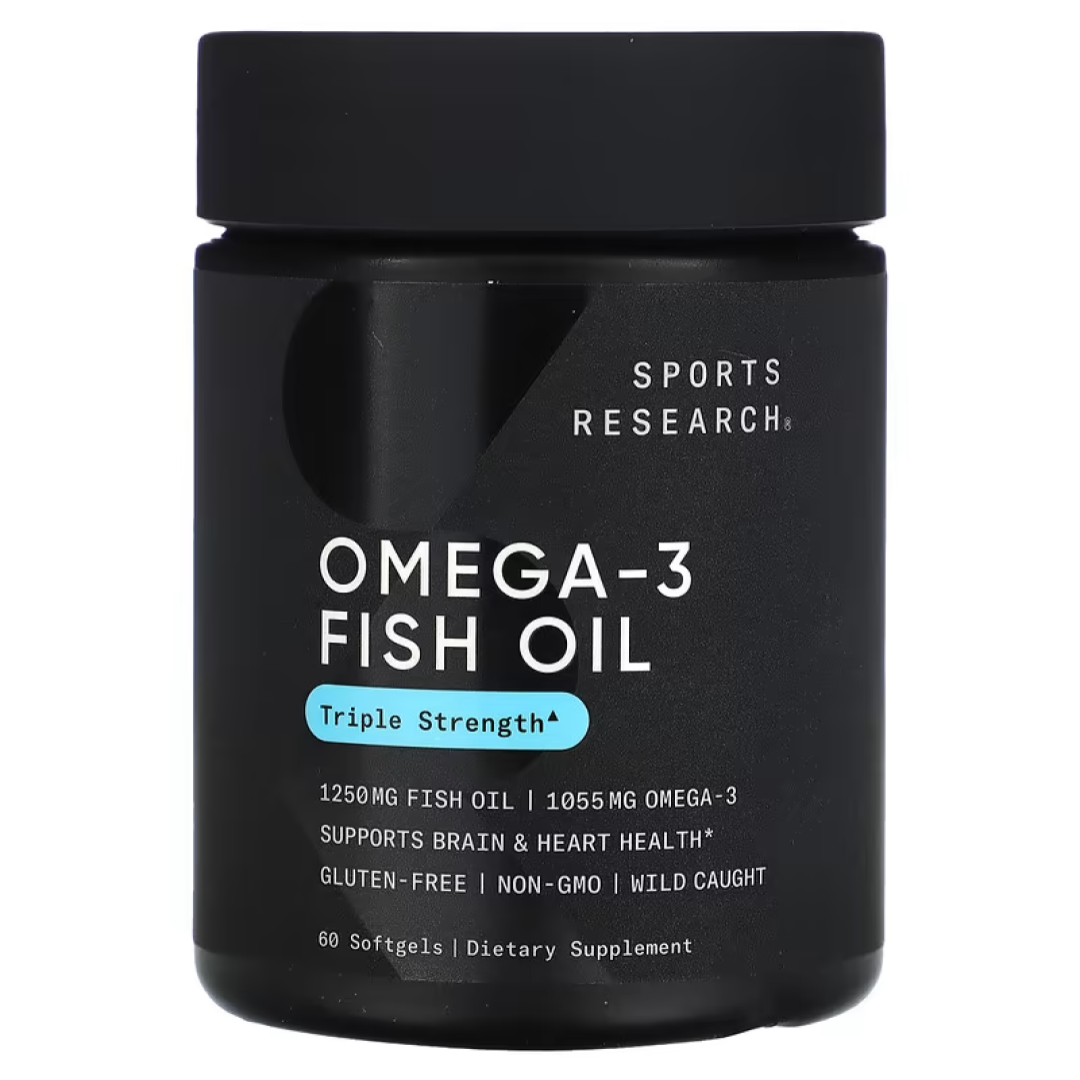 Sports Research Omega-3 Fish Oil from Wild Alaska Pollock