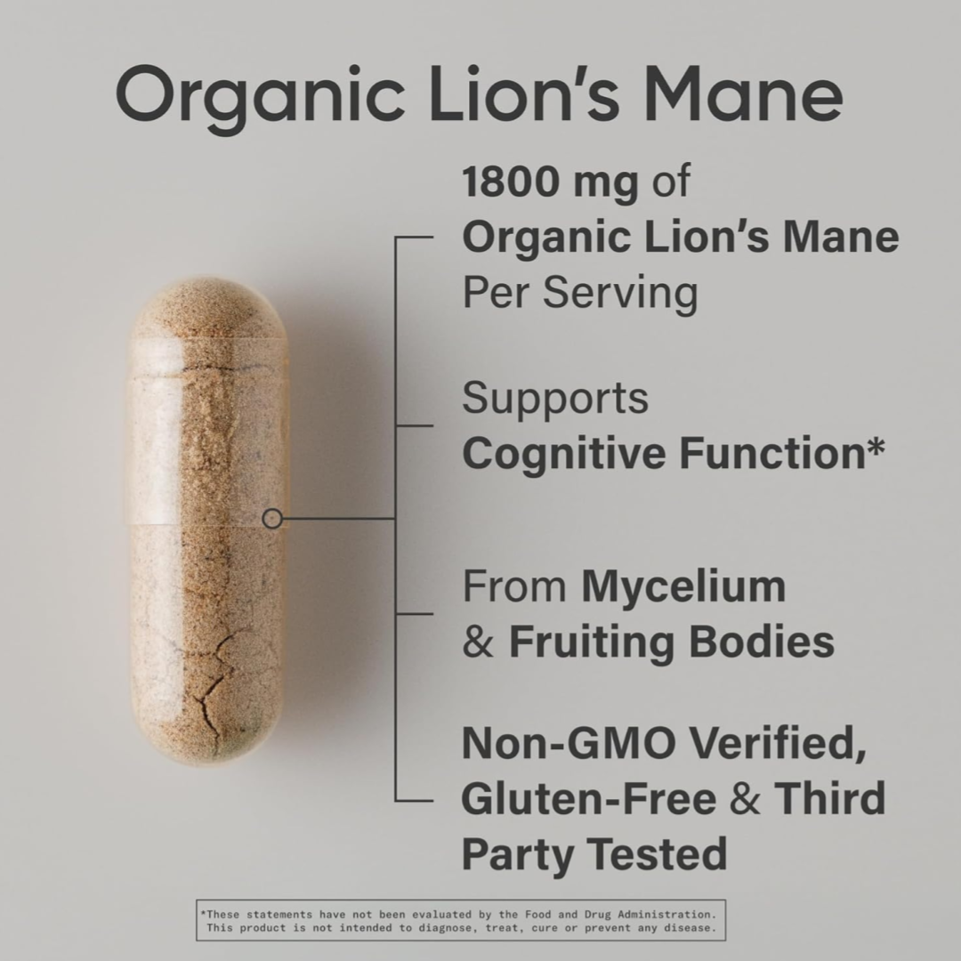 Sports Research® Organic Lion's Mane Mushroom
