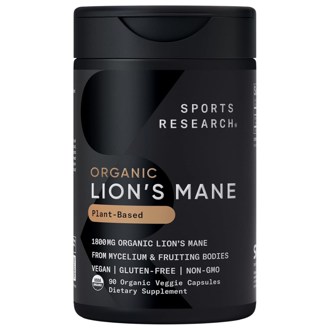 Sports Research® Organic Lion's Mane Mushroom