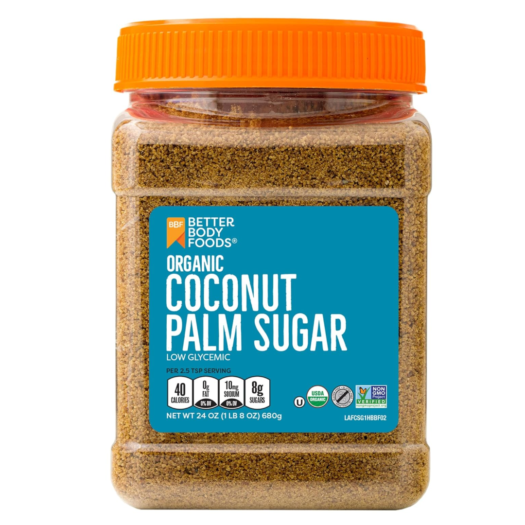 BetterBody Foods Organic Coconut Palm Sugar