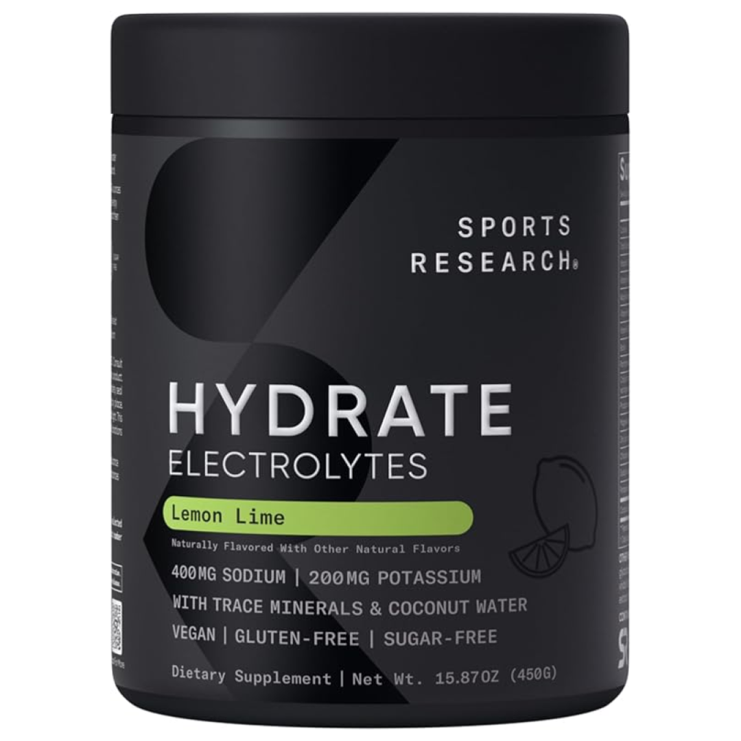 Sports Research Hydrate Electrolytes Jar