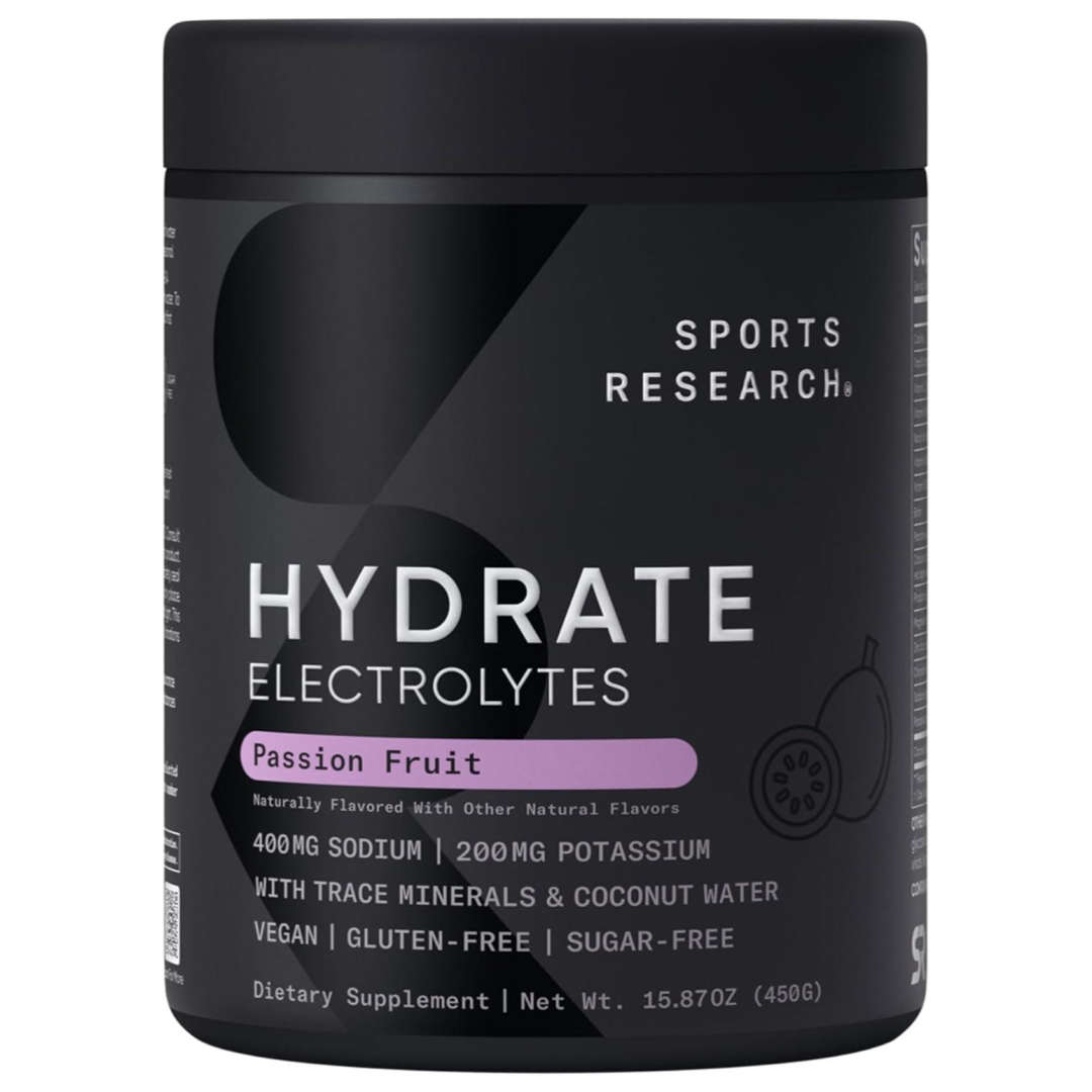 Sports Research Hydrate Electrolytes Jar