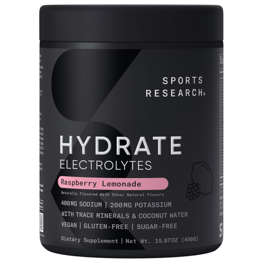 Sports Research Hydrate Electrolytes Jar