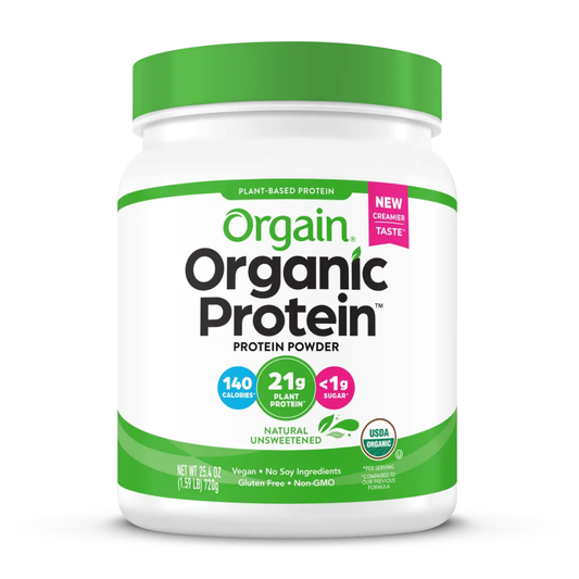 Organic Protein™ Plant Based Protein Powder - Natural Unsweetened