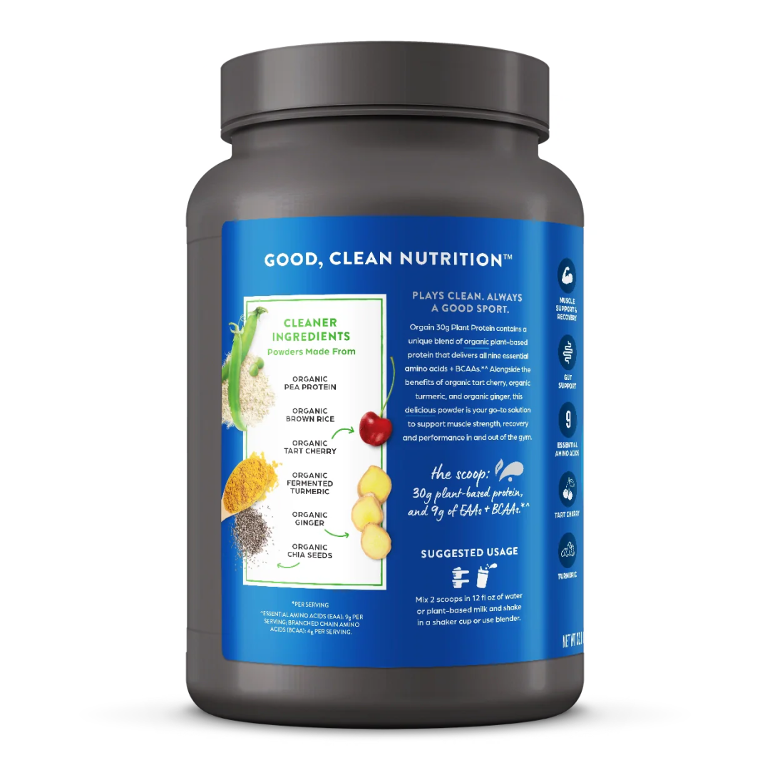 Sport Protein Organic Plant Based Powder Vanilla
