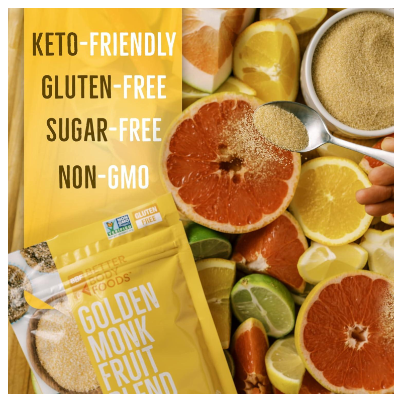 BetterBody Foods Golden Monk Fruit Sweetener Blend