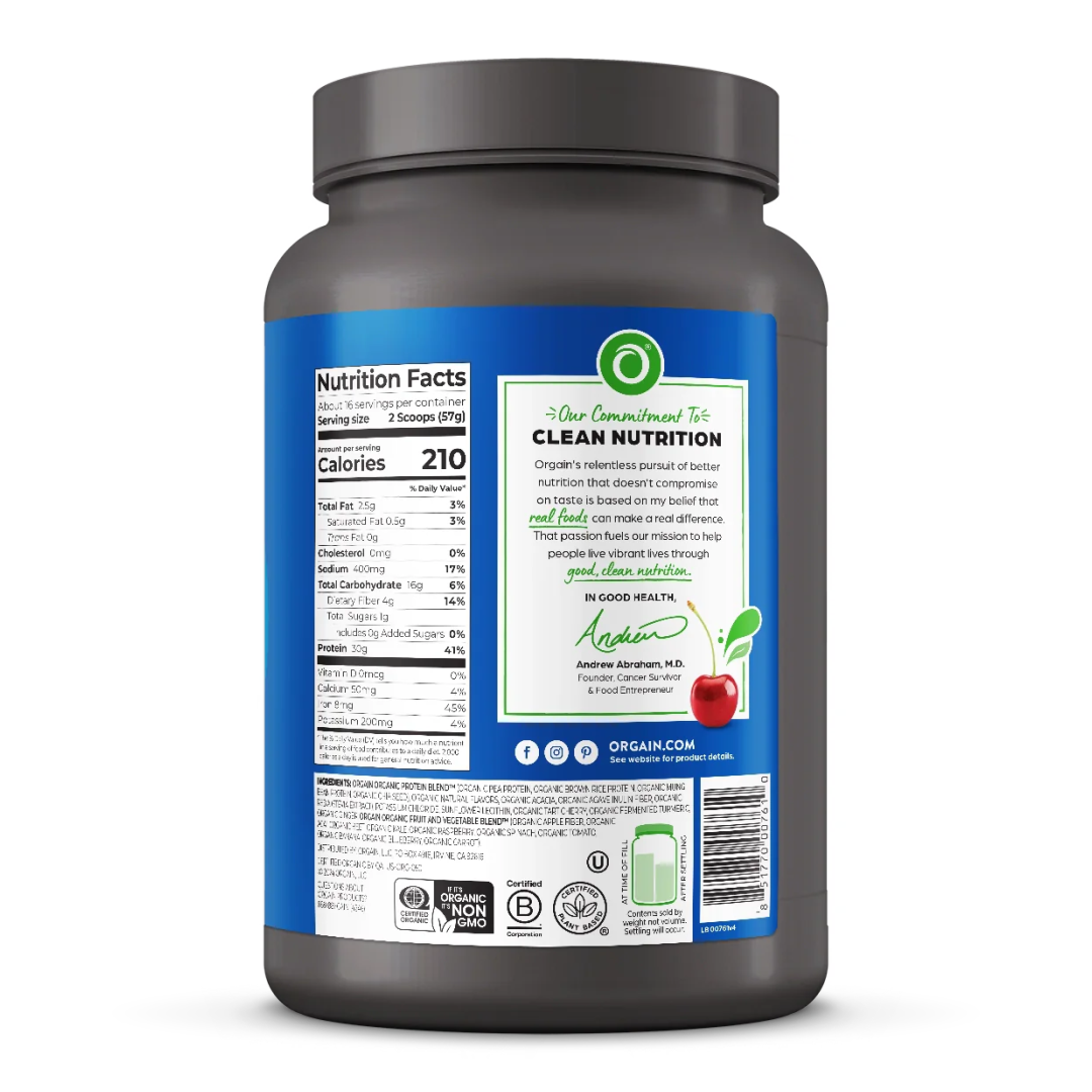 Sport Protein Organic Plant Based Powder Vanilla