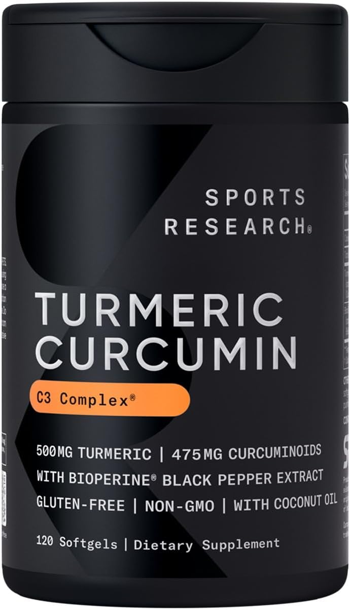 Sports Research C3 Complex Turmeric Curcumin 500MG