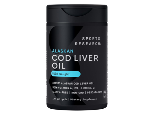 Sports Research® Omega-3 Wild Alaskan Cod Liver Oil