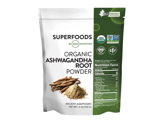 MRM Nutrition Organic Ashwagandha Root Powder